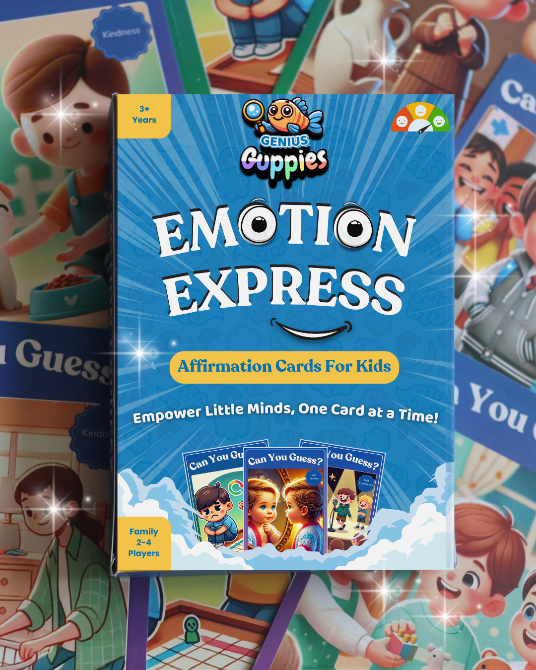 Emotion Express- Affirmation Cards for Kids Ages (3-6)