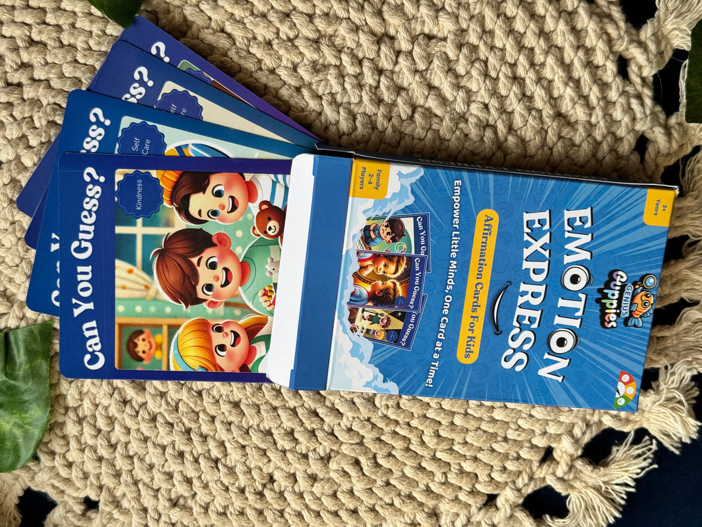 Emotion Express- Affirmation Cards for Kids Ages (3-6)