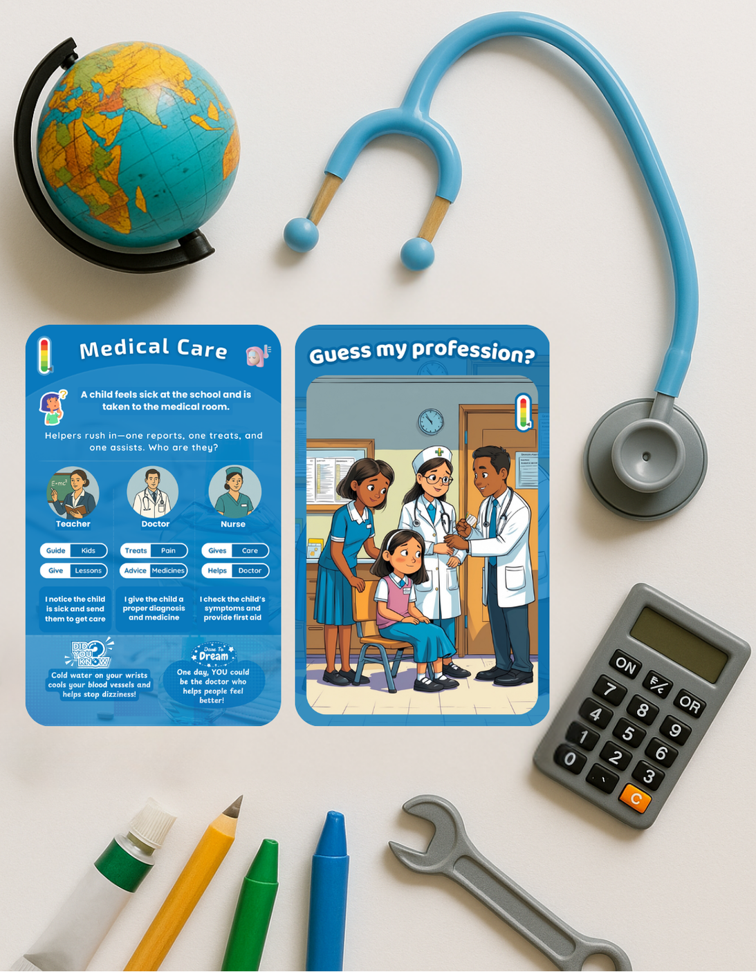 Profession Riddle Express - Learn 75+ Professions by Solving 30 Real-Life Scenarios